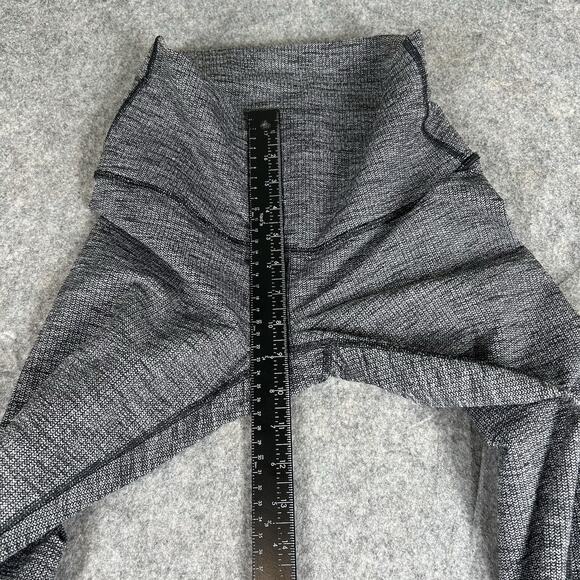 Lululemon Wunder Under Hi-Rise Leggings Women’s Size 6 Heathered Black - Picture 4 of 8
